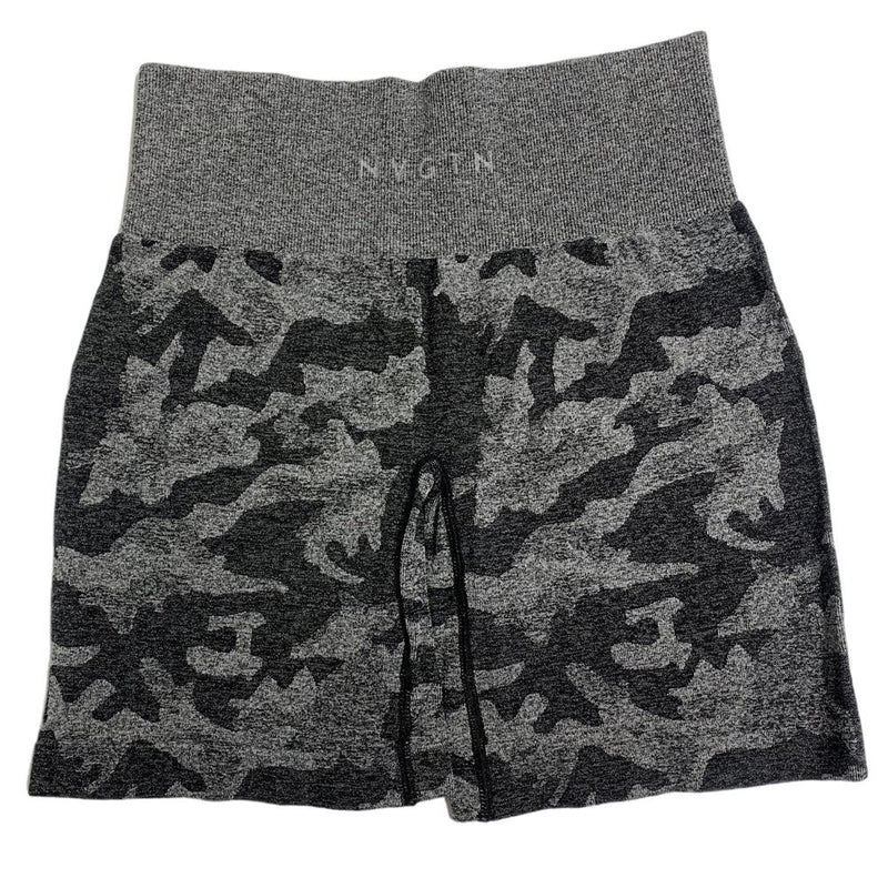 Shorts sem costura camuflado